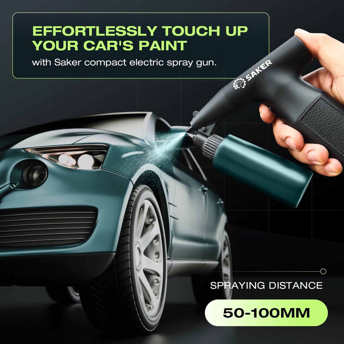 SAKER® Electric Spray Paint Gun
