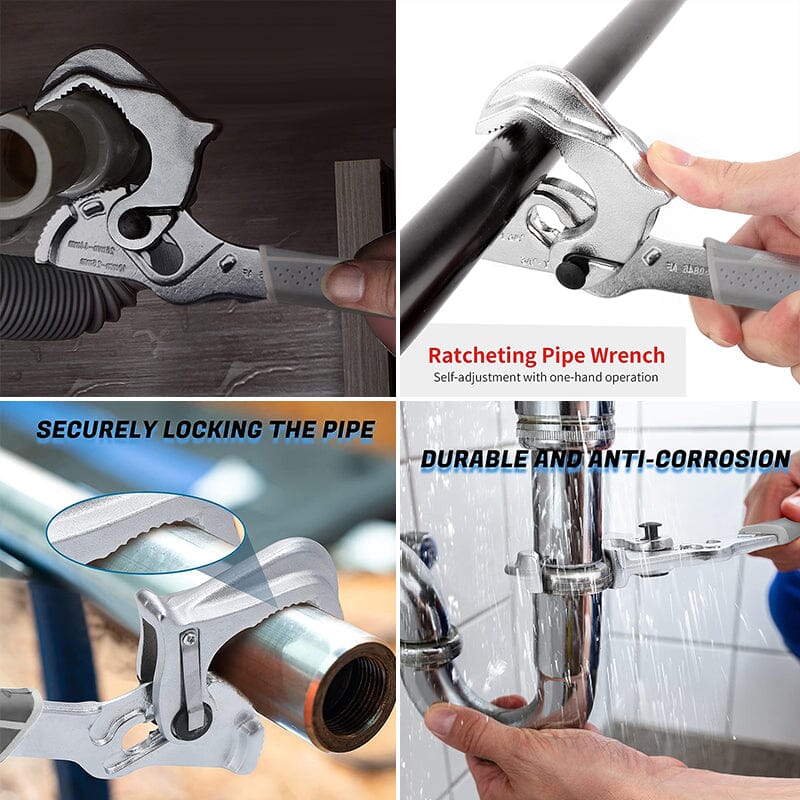 SAKER® Self-adjusting Pipe Wrench