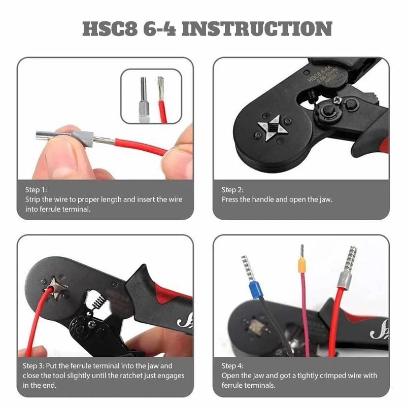 Saker® Ferrules Crimper Plier