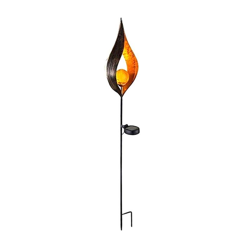 Garden Solar LED Crackle Waterproof Light