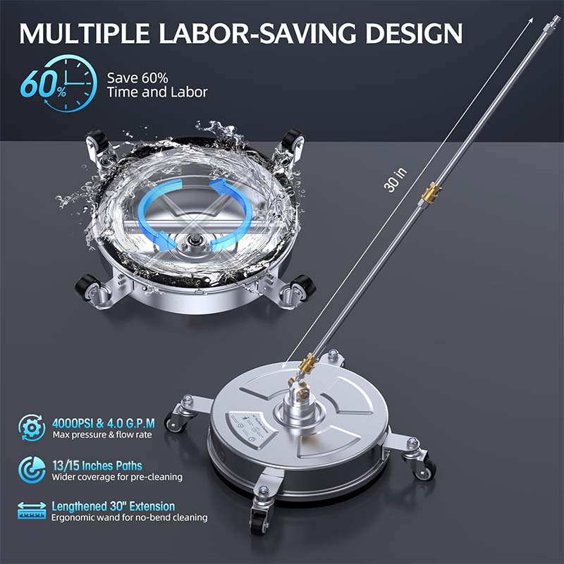 Saker Stainless steel pressure washer