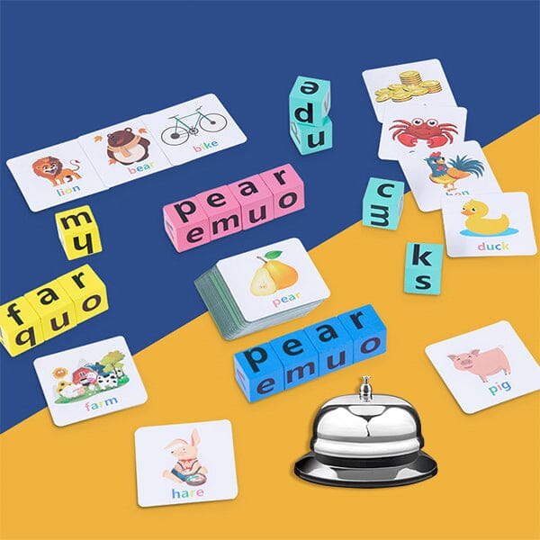 Sank Wooden CVC Word Spelling Games