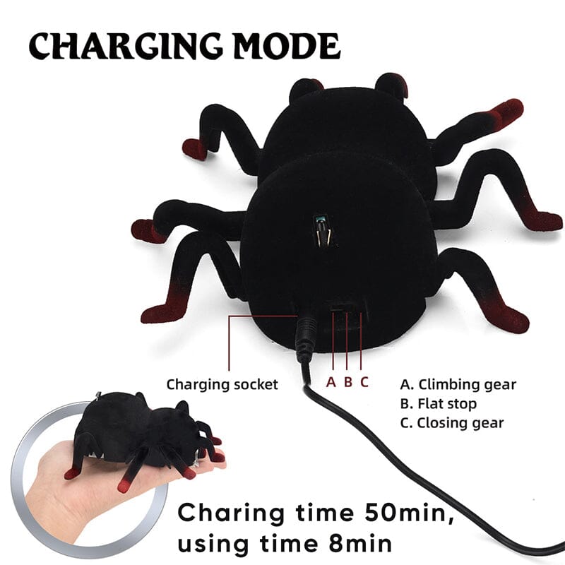 SAKER® Wall Climbing RC Spider Kids Toys