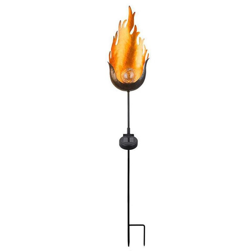 Garden Solar LED Crackle Waterproof Light