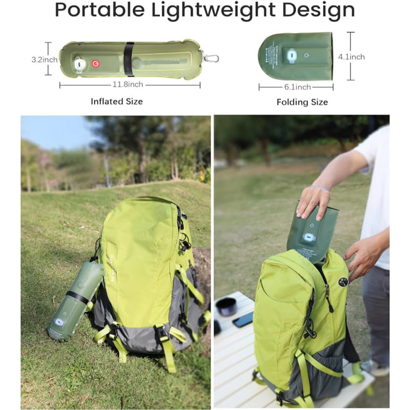 Sakerplus Inflatable Solar Camping Lantern