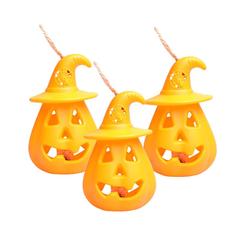 Saker Halloween Pumpkin Ghost Lamp (3 pcs)