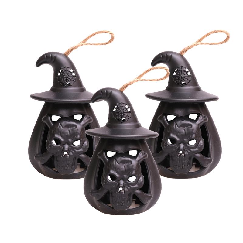 Saker Halloween Pumpkin Ghost Lamp (3 pcs)