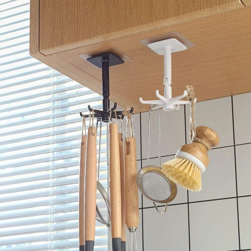 Kitchen Utensil Hanger with 6 Hooks