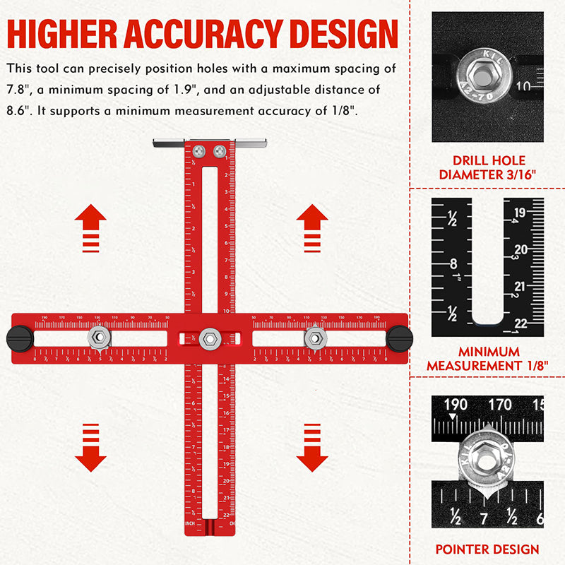 Saker Drawer Installation Positioning Ruler
