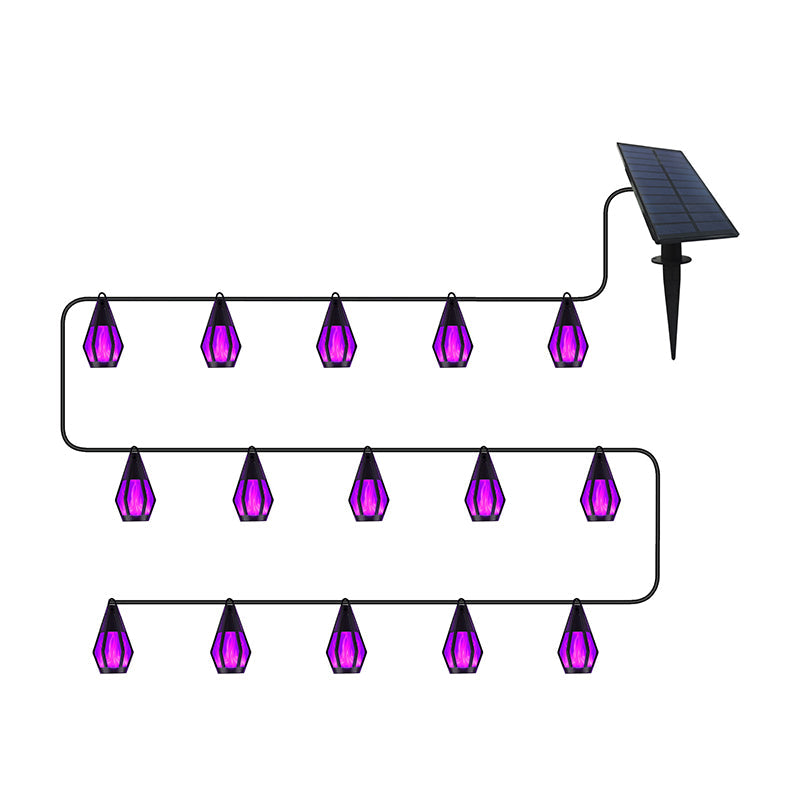 Sakerplus Solar Flickering Flame String Lights
