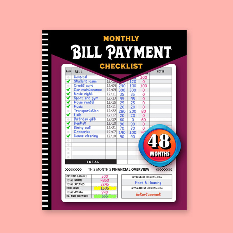 Sank Bill Payment Management Book