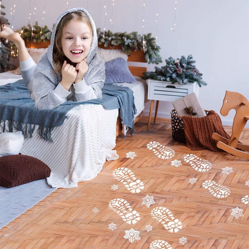 SAKER® Santa Footprints Floor Templates