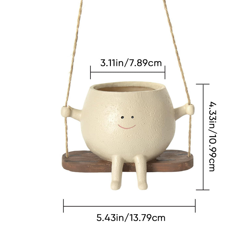 SAKER® Swing Face Planter Pot