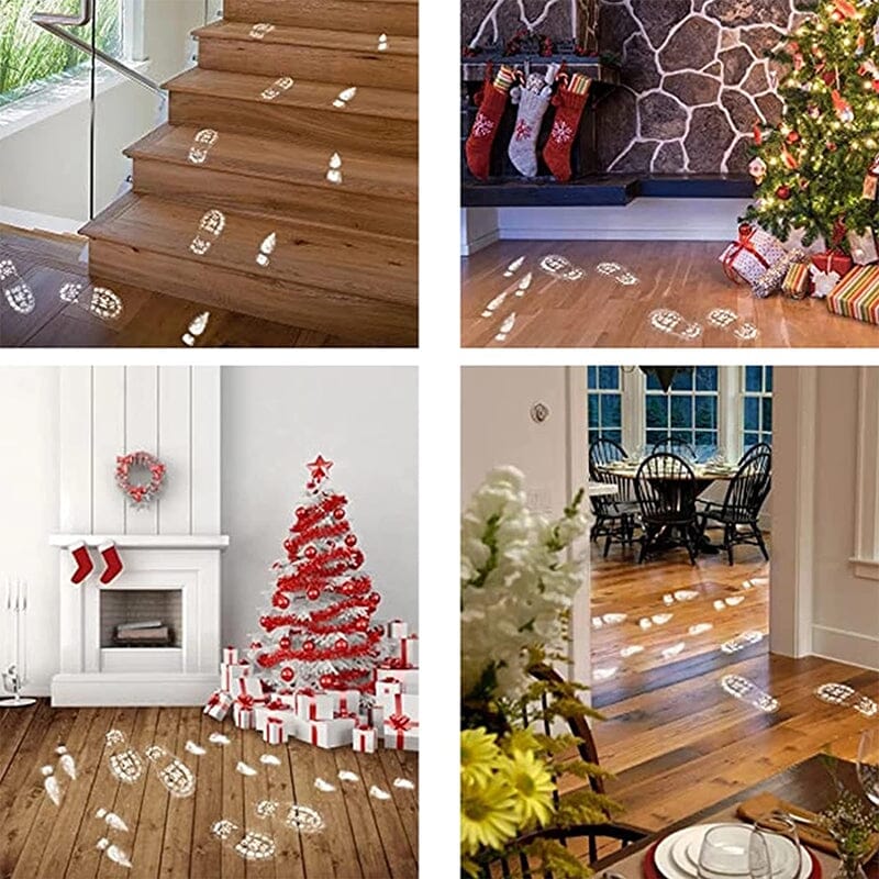 SAKER® Santa Footprints Floor Templates