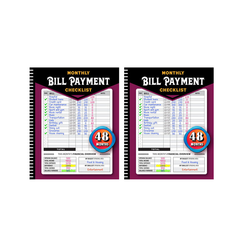 Sank Bill Payment Management Book