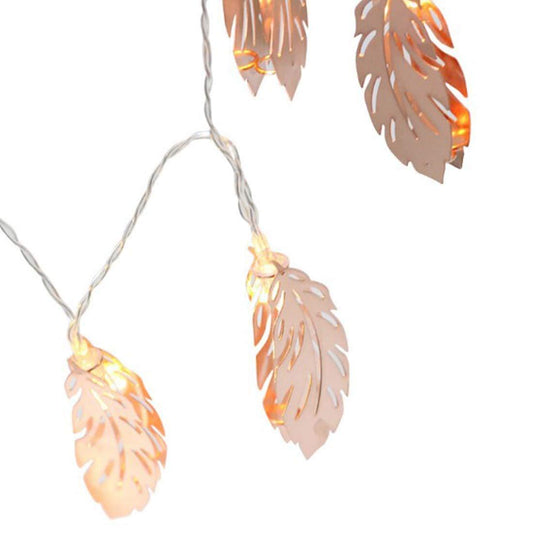 20 LEDs Metal Feather String Light