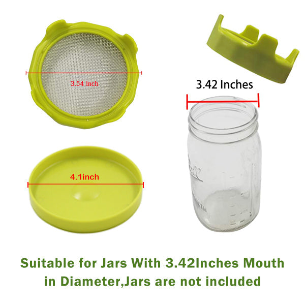 Saker Sprouting Jar Kit