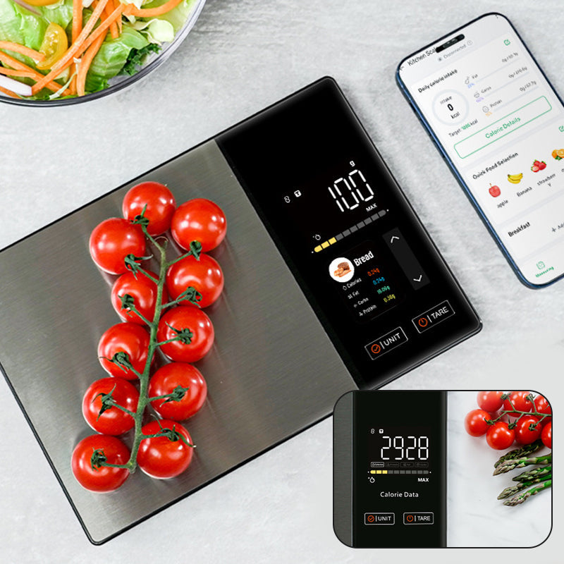 Sakerplus Digital Kitchen Scale with Nutrition Tracking