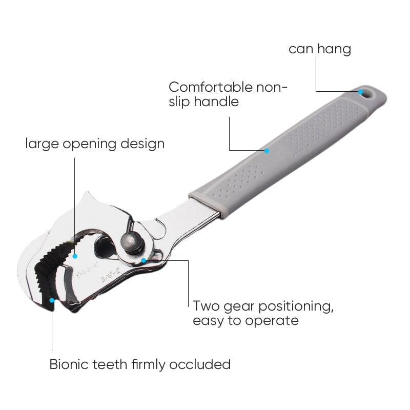 SAKER® Self-adjusting Pipe Wrench