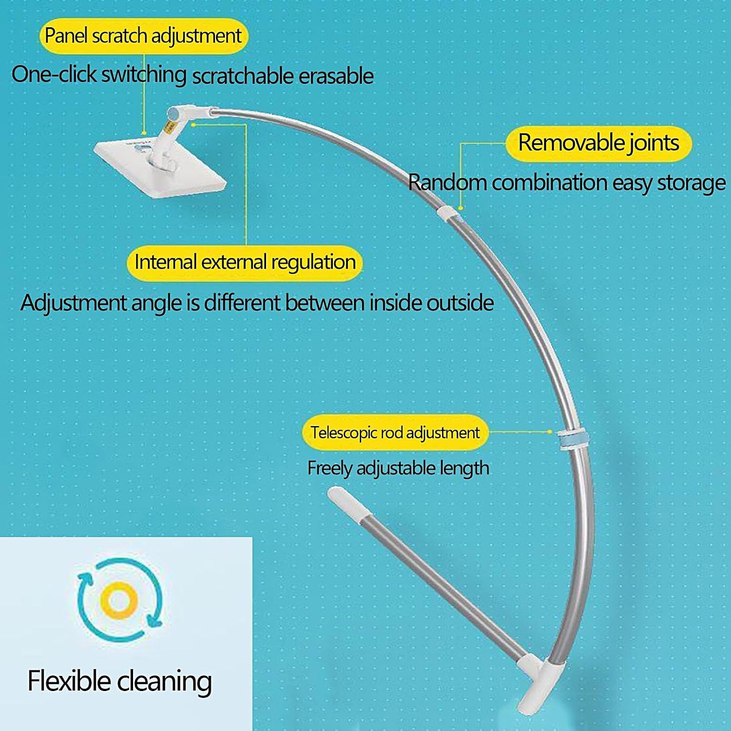 SAKER 2 In 1 Scratching Windowcleaning Kit