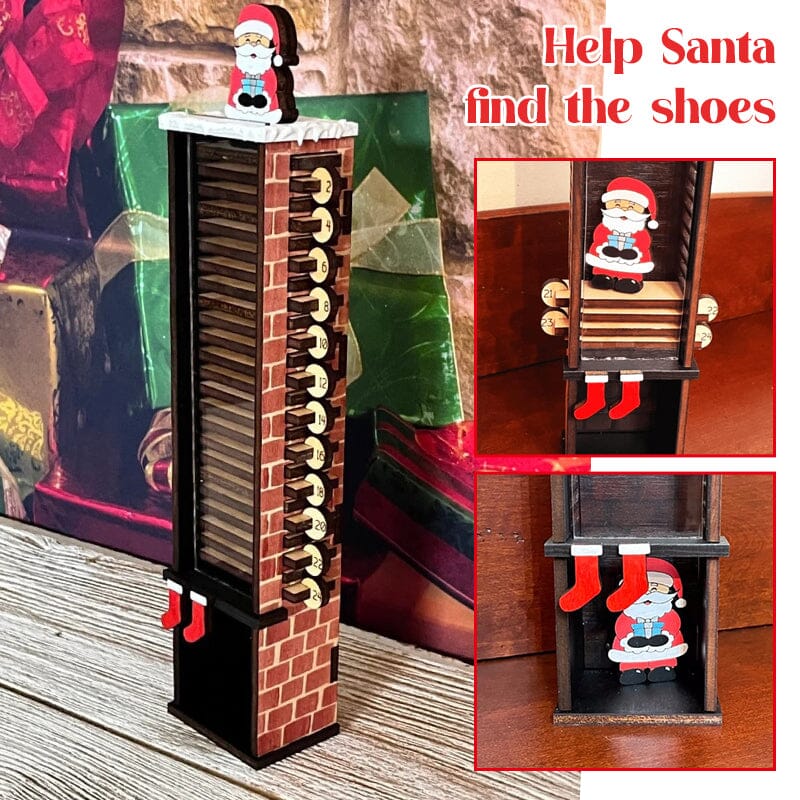 SAKER® Santa Down the Chimney Countdown Advent Calendar
