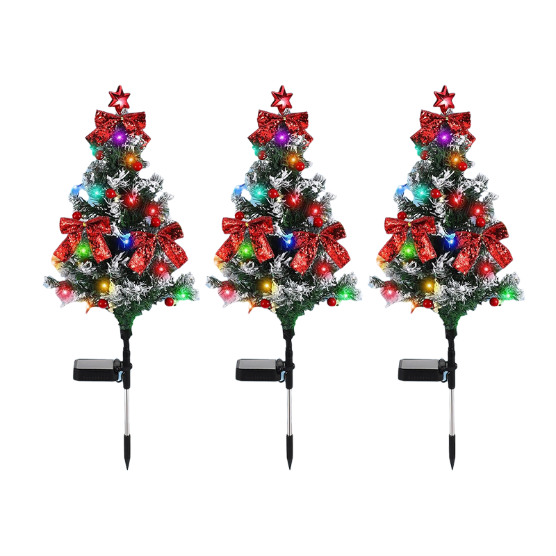 Sakerplus® Solar Christmas Tree Pathway Lights
