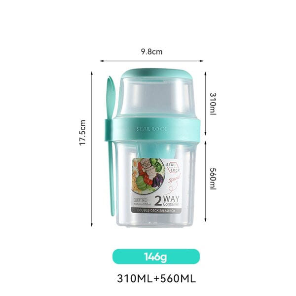 Sank Salad Shaker Cup Portable Cereal Cup