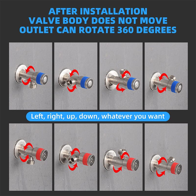 SAKER® Rotatable Angle Valve