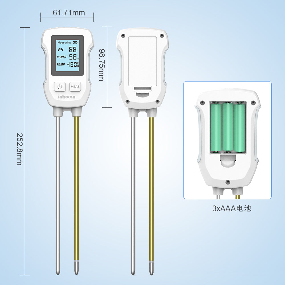 Saker 3 in 1 Digital Plant Soil Moisture Meter