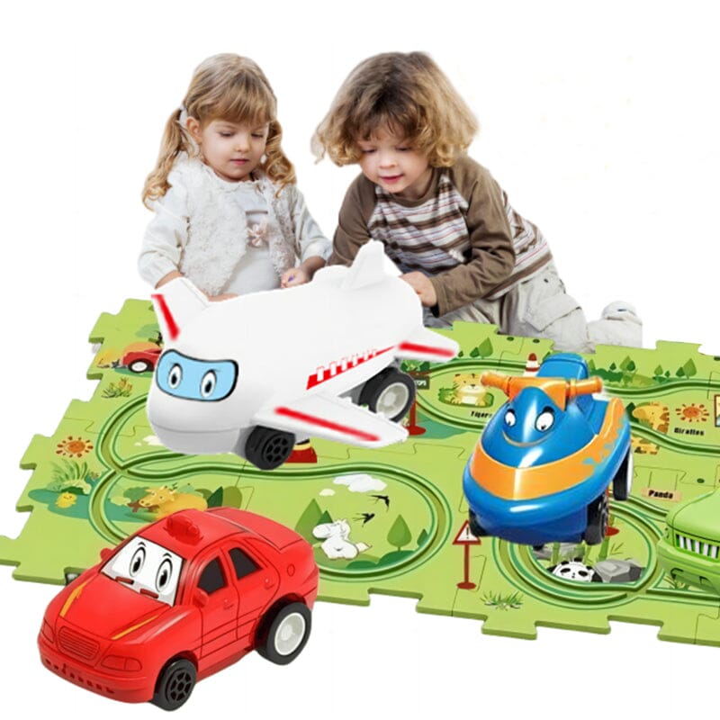 Sank Puzzle Track Car Play Set