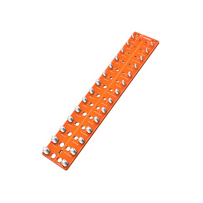Universal Thread Identifier Tool - SAKER® Nut and Bolt Thread Checker