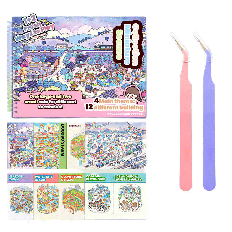 Sakerplus® 3D Isometric DIY Sticker Book