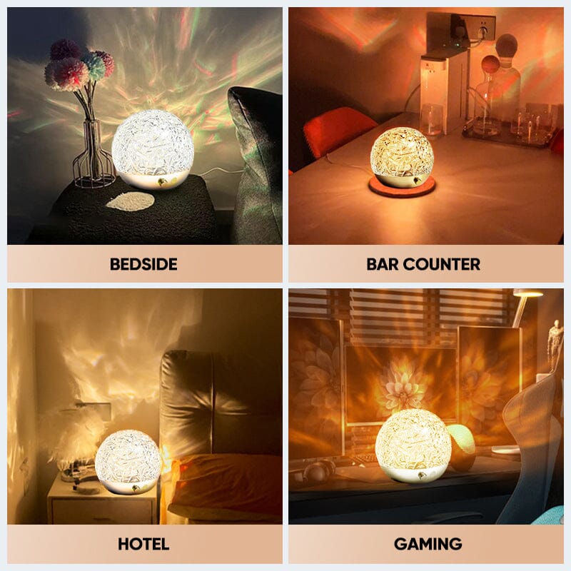 SAKER® Water Wave Dynamic Projection Atmosphere Lamp