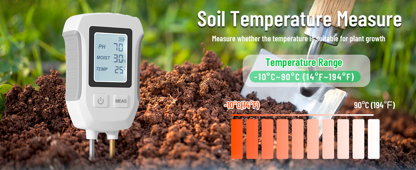 Saker 3 in 1 Digital Plant Soil Moisture Meter