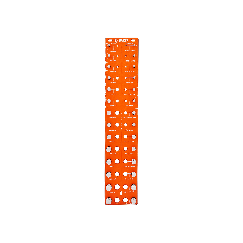 Universal Thread Identifier Tool - SAKER® Nut and Bolt Thread Checker
