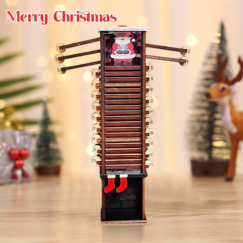 SAKER® Santa Down the Chimney Countdown Advent Calendar