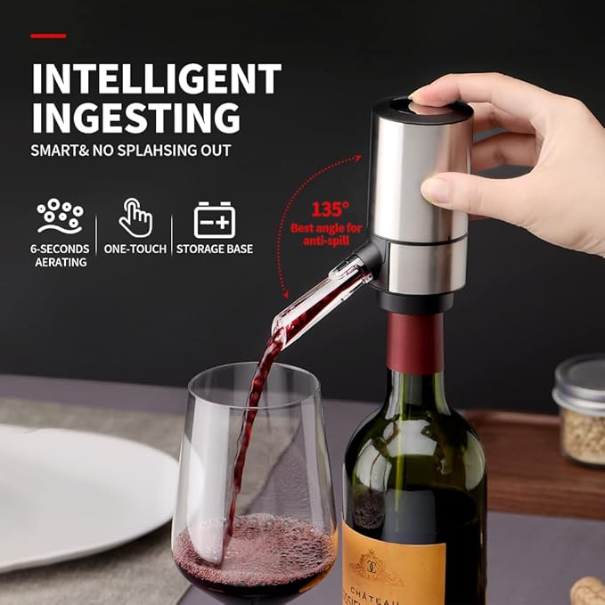 Sakerplus® Electric Wine Aerator Pourer Decanter