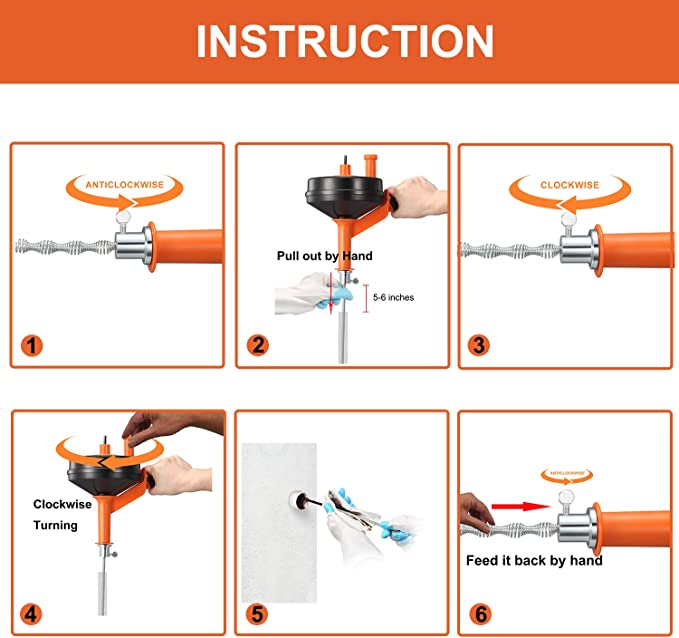 Saker Sewer Clog Remover