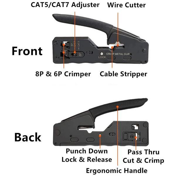 Saker Crimp Metal Clip