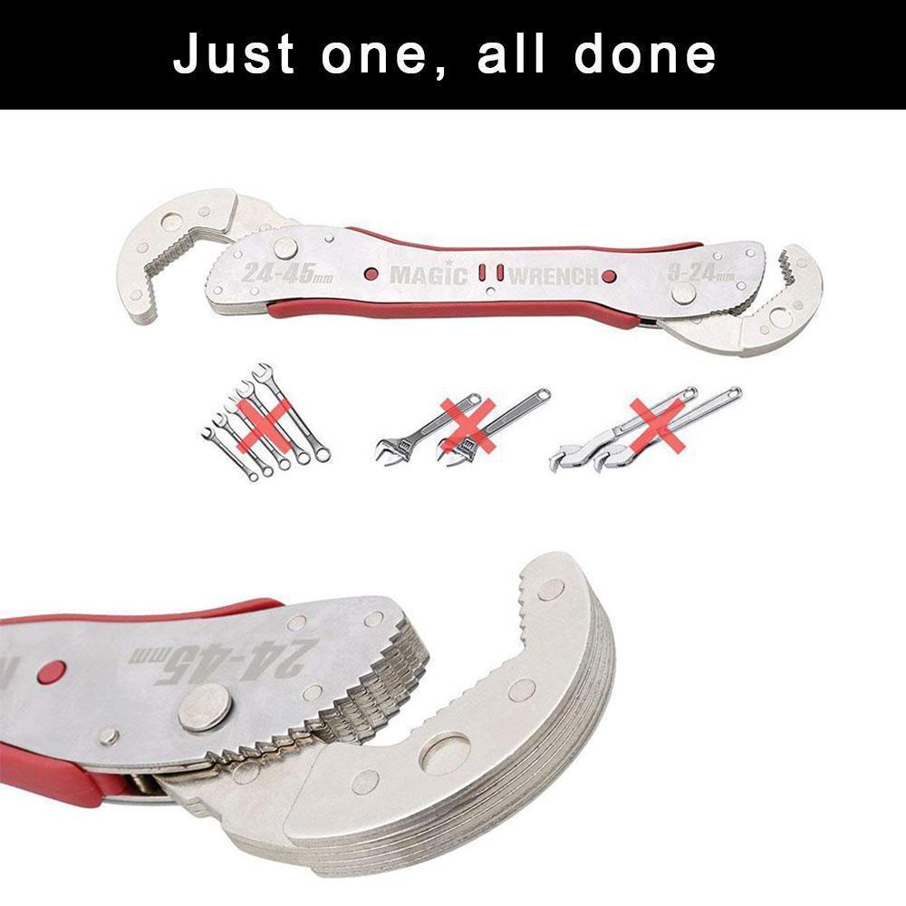 Multi-Function Magic Wrench Universal Adjustable Wrench