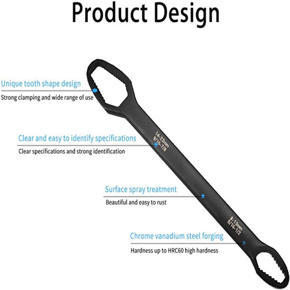 Saker Universal Double Ended Wrench