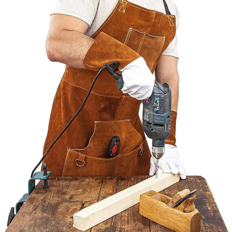 Saker Fireproof cowhide apron