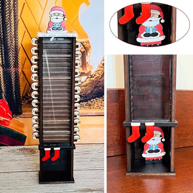 SAKER® Santa Down the Chimney Countdown Advent Calendar