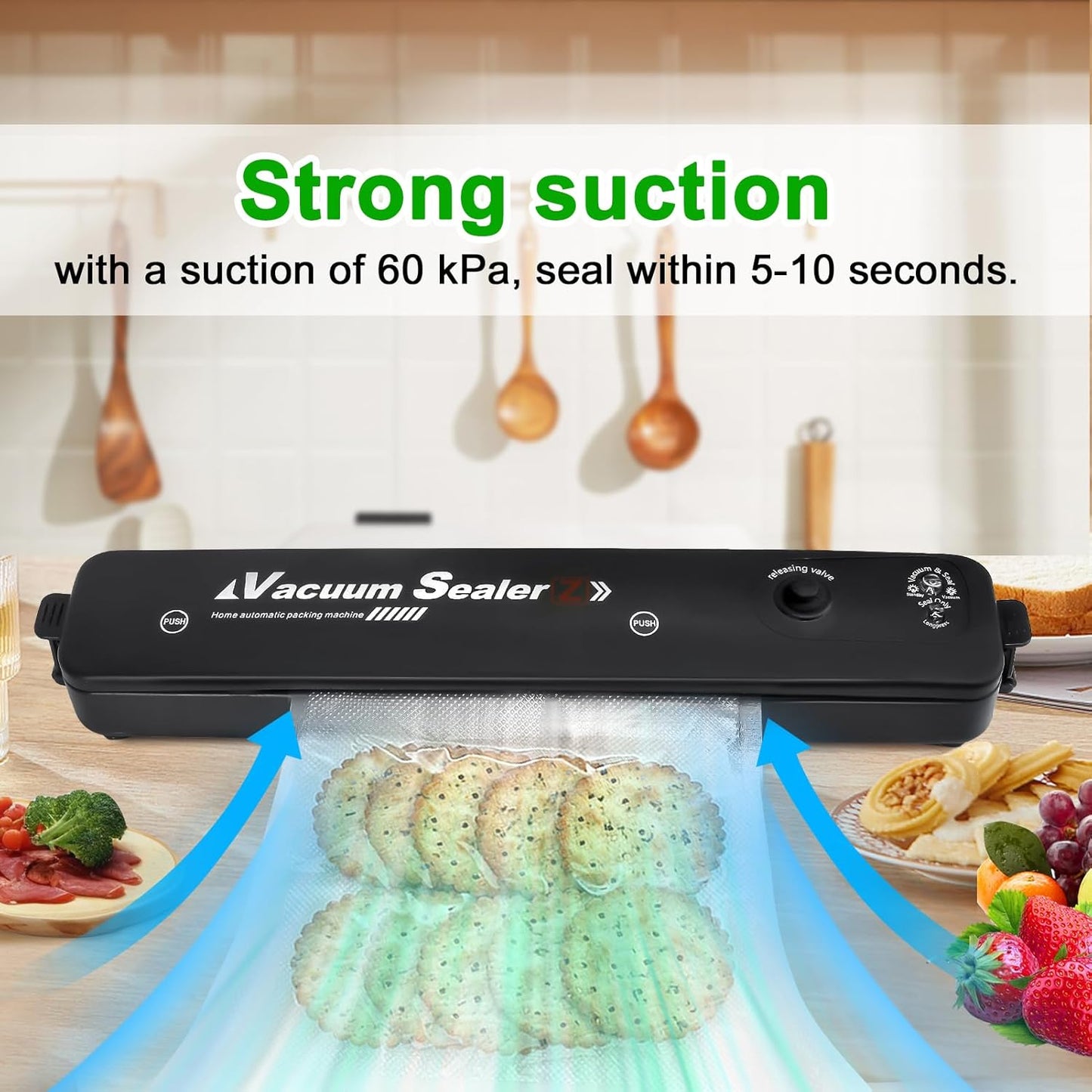 Saker Food Saver Vacuum Sealer Machine