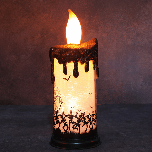 Saker Halloween LED Candle with Castle Horror Atmosphere Decoration