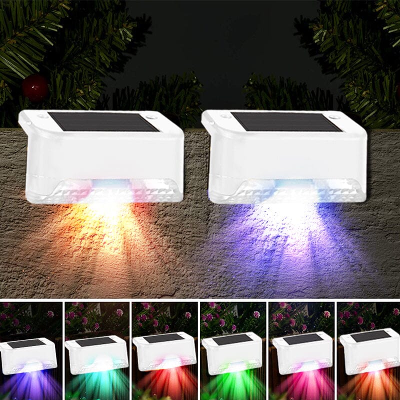 Saker Solar Deck Lights Outdoor 4 Pack