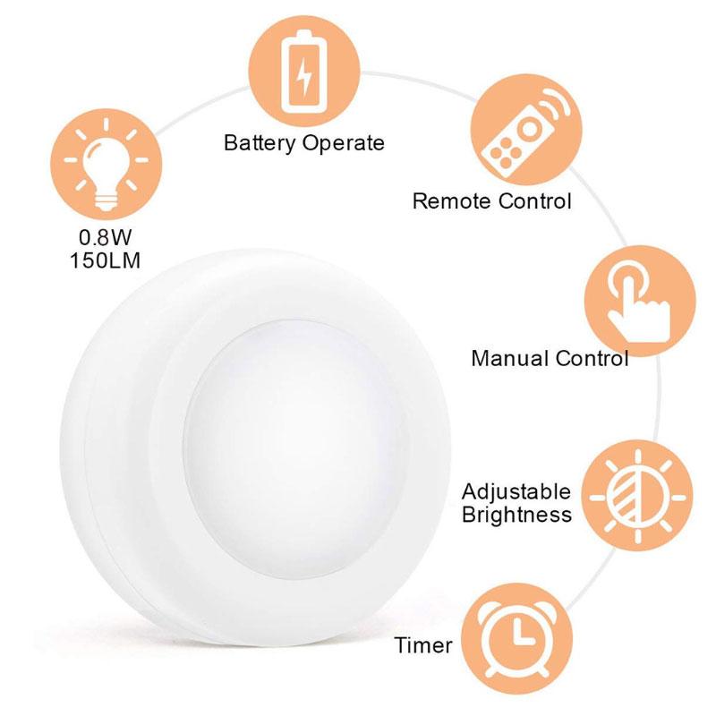Wireless LED Puck Lights