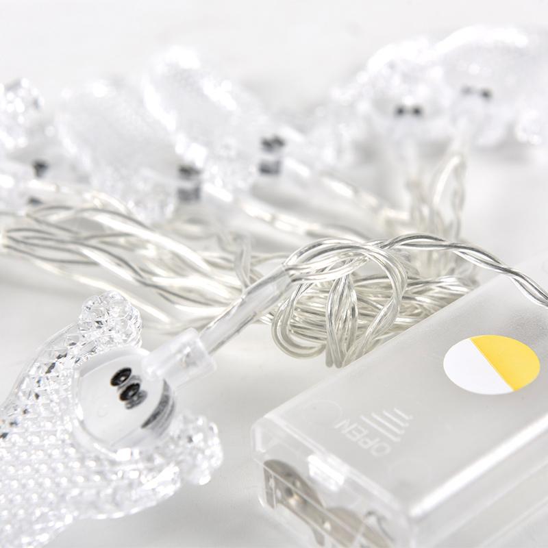 Saker Halloween Ghost String Lights(Warm White/Coloured)