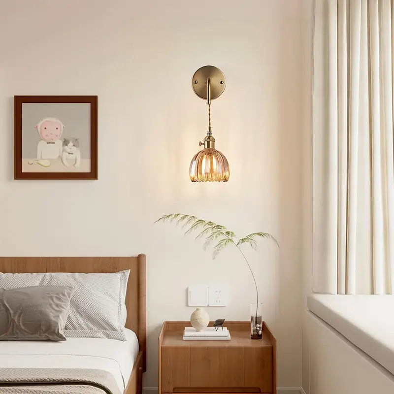 Sakerplus Battery-Powered RGB Wall Sconce Set