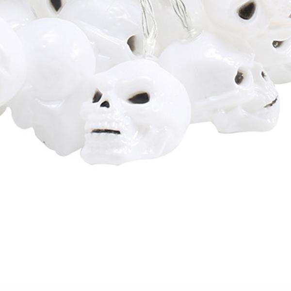 Saker Halloween 3D Skull String Lights